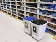 Odpadkový koš DURABIN® 90L čtvercový