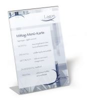 Prezentační stojánek A4 tvaru L, na výšku