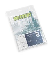 Jmenovka DURABLE  A6 s EU perforací pro uchycení, PP balení 20ks (1)