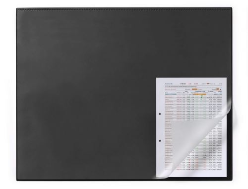 Podložka na stůl 650x500 mm s ochranou hran a průhledným krytem
