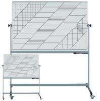 Pojízdná keramická tabule EkoTAB, oboustranný potisk 120x100cm
