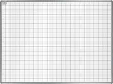 Magnetická tabule EkoTAB Manažer, čtverce 50mm 120x90cm