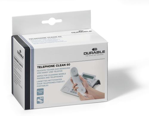Čistící ubrousky TELEPHONE CLEAN, balení 50ks