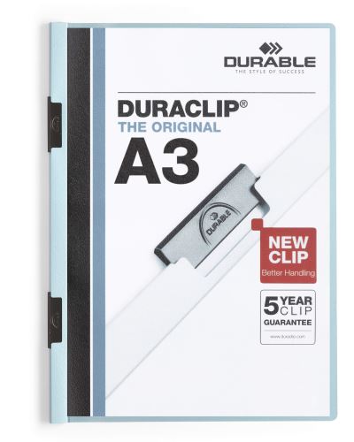 Rychlovazač DURACLIP® 60 A3, balení 10ks modrá