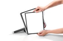 Zobrazovací panelový systém DURABLE SHERPA® TABLE 10 rámečků (5)