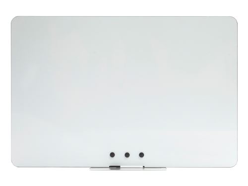 Bílá bezrámová magnetická tabule Qboard