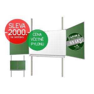 Školní tabule EkoTAB Triptych ZZBZZ + pylon jednoduchý AL - Montáž zdarma !!! Školní tabule EkoTAB Triptych ZZBZZ + pylon jednoduchý AL - Montáž zdarma !!!