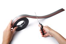 Samolepicí magnetická lišta DURAFIX® ROLL 5 m sříbrná (2)