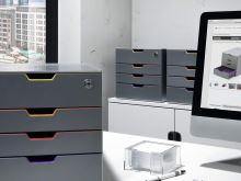 Uzamykatelná zásuvková skříň DURABLE VARICOLOR® 4 SAFE (5)