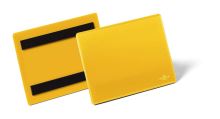 Magnetická kapsa na štítky A6, na šířku 50ks žluté
