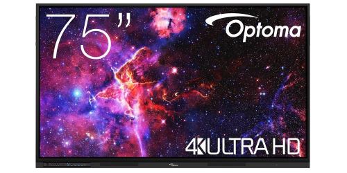 Optoma 3752RK IFPD 75" - interaktivní dotykový, 4K UHD, multidotyk 40prstu, Android 11, 4GB RAM/ 32GM ROM,