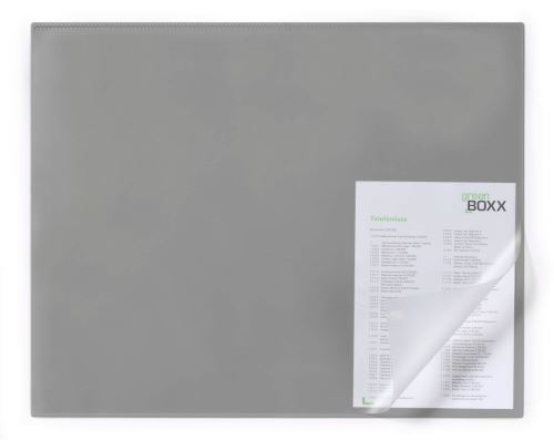 Podložka na stůl 650x500 mm s ochranou hran a průhledným krytem