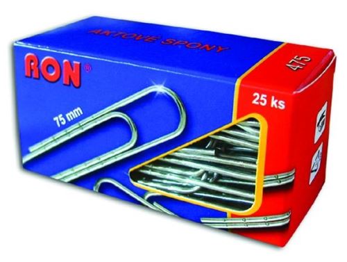 Sponky aktové 475 Zn 75mm 25ks RON