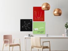 Skleněná magnetická tabule 80x60 cm (4)