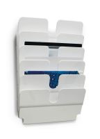 Zásobník na prospekty DURABLE FLEXIPLUS 6 A4 na šířku bílý