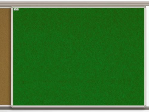 Textilní tabule EkoTAB pro lištový systém, zelená