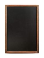 Černá tabule na křídy v dřevěném rámu 60x87 cm