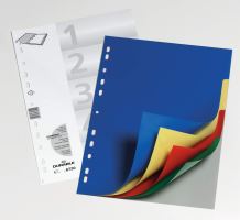 Rozdružovač A4 s 5 barevnými PP rozlišovači a titulní stranou (2)