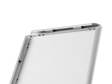 Informační tabule na stojanu 100 cm s ostrými rohy - A4 na šířku i výšku (4)