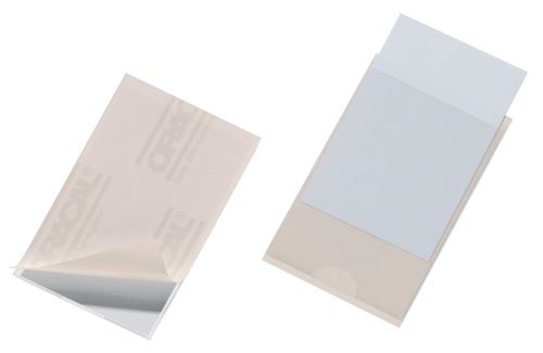 Samolepicí kapsa POCKETFIX® 90x57 mm s výřezem na palec bez štítků, balení 100ks