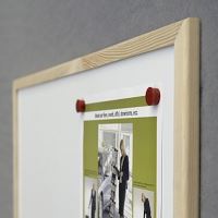 Magnetická tabule EcoTECH, dřevěný rám