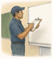 Kontrola funkčnosti a bezpečnosti školních tabulí