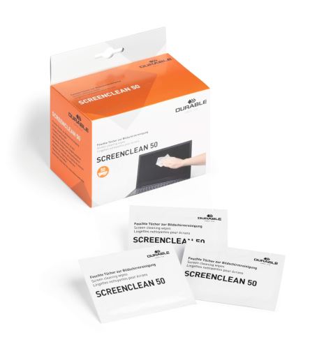Čistící ubrousky na obrazovky SCREENCLEAN® 50, balení 50ks