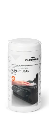 Čistící ubrousky na plastové povrchy SUPERCLEAN BOX 100