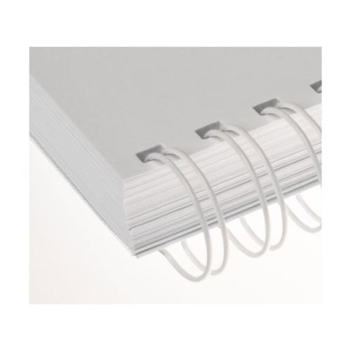 Kovové hřbety RENZ (2/1") bílé