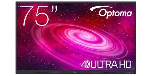 Optoma 1751RK IFPD 75" - interaktivní dotykový, 4K UHD, multidotyk 40prstu, Android 14, 8GB RAM / 64GB ROM