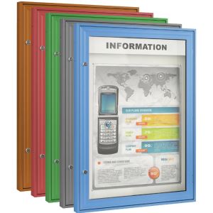 Venkovní vitrína BULK, boční otevírání, barevná RAL