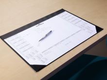 Podložka na stůl 590x420 mm s blokem kalendáře
