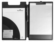 Psací podložka s klipem A4+ se 2 vnitřními kapsami a držákem na pero černá