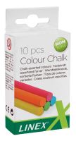 Linex, Křídy mix barev, kulaté, 10 ks, mix barev