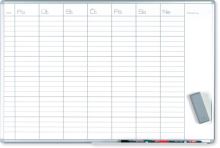 Plánovací tabule EkoTAB PRO, týdenní, 100x70cm Plánovací tabule EkoTAB PRO, týdenní, 100x70cm