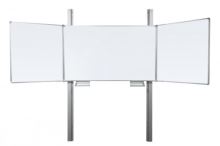 Tabule TRIPTYCH Fine BBBBB + pylon jednoduchý 290cm 200x120cm