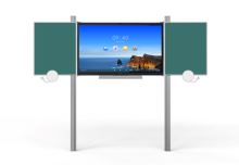 Sestava LCD na pylonu 290cm s křídly BZxZB HikVision 75"