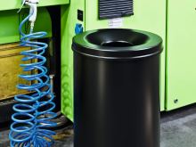 Odpadkový koš kulatý SAFE kulatý 60 l, Ø375 mm (2)