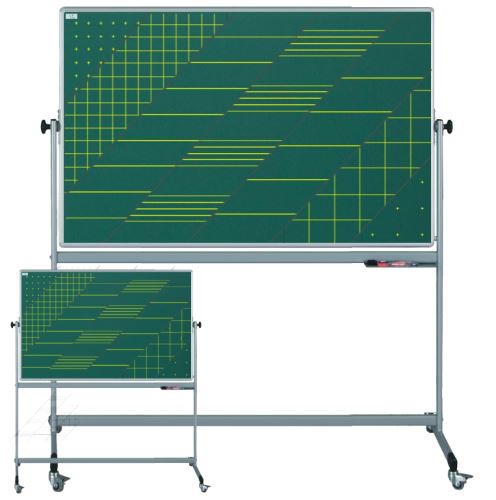 Pojízdná školní tabule EkoTAB, oboustranný potisk