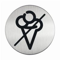 Piktogram - Zákaz vstupu se zmrzlinou - kruh 83mm výprodej Piktogram - Zákaz vstupu se zmrzlinou - kruh 83mm výprodej