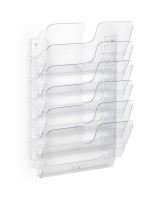 Stojan na prospekty DURABLE FLEXIPLUS 6 A4 na šířku transparent