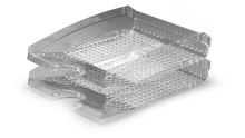 Zásuvka na dokumenty DURABLE TREND A4 transparentní modrá výprodej (3)
