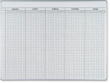 Rozvrhová tabule EkoTAB pro 40 tříd, 135x100cm