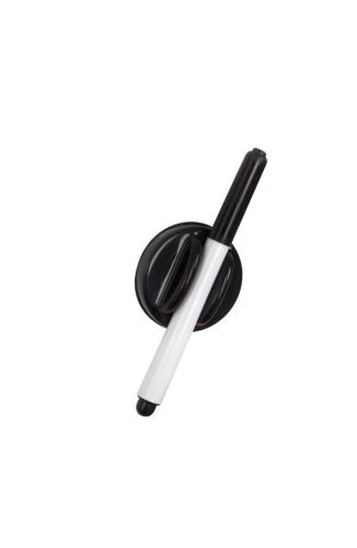 Magnetický držák na 1 popisovač s čistící plochou, pro skleněné tabule