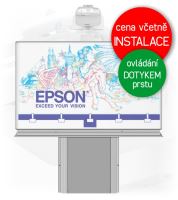 Dotyková interaktivní tabule EPSON EB-695Wi + Keramická tabule 200x120cm na zvedacím stojanu Dotyková interaktivní tabule EPSON EB-695Wi + Keramická tabule 200x120cm na zvedacím stojanu