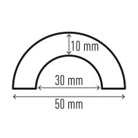 Ochranný profil trubek P30, balení 5ks (1)