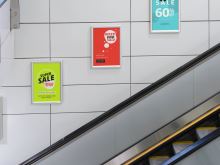 Hliníkový kliprám DURABLE stříbrný (9)