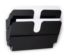 Nástěnný držák na tiskoviny DURABLE  FLEXIPLUS 2 A4, na šířku magnetický černý