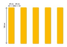 Podlahové značení přechod pro chodce 200/05 - náhradní pás (5)