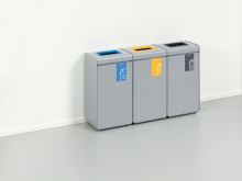 Odpadkový koš na recyklaci DURASORT® 55L papír (10)